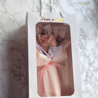LE BOUQUET ÉTERNELLE ROSE POUDRÉE