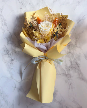 LE BOUQUET ÉTERNEL JAUNE