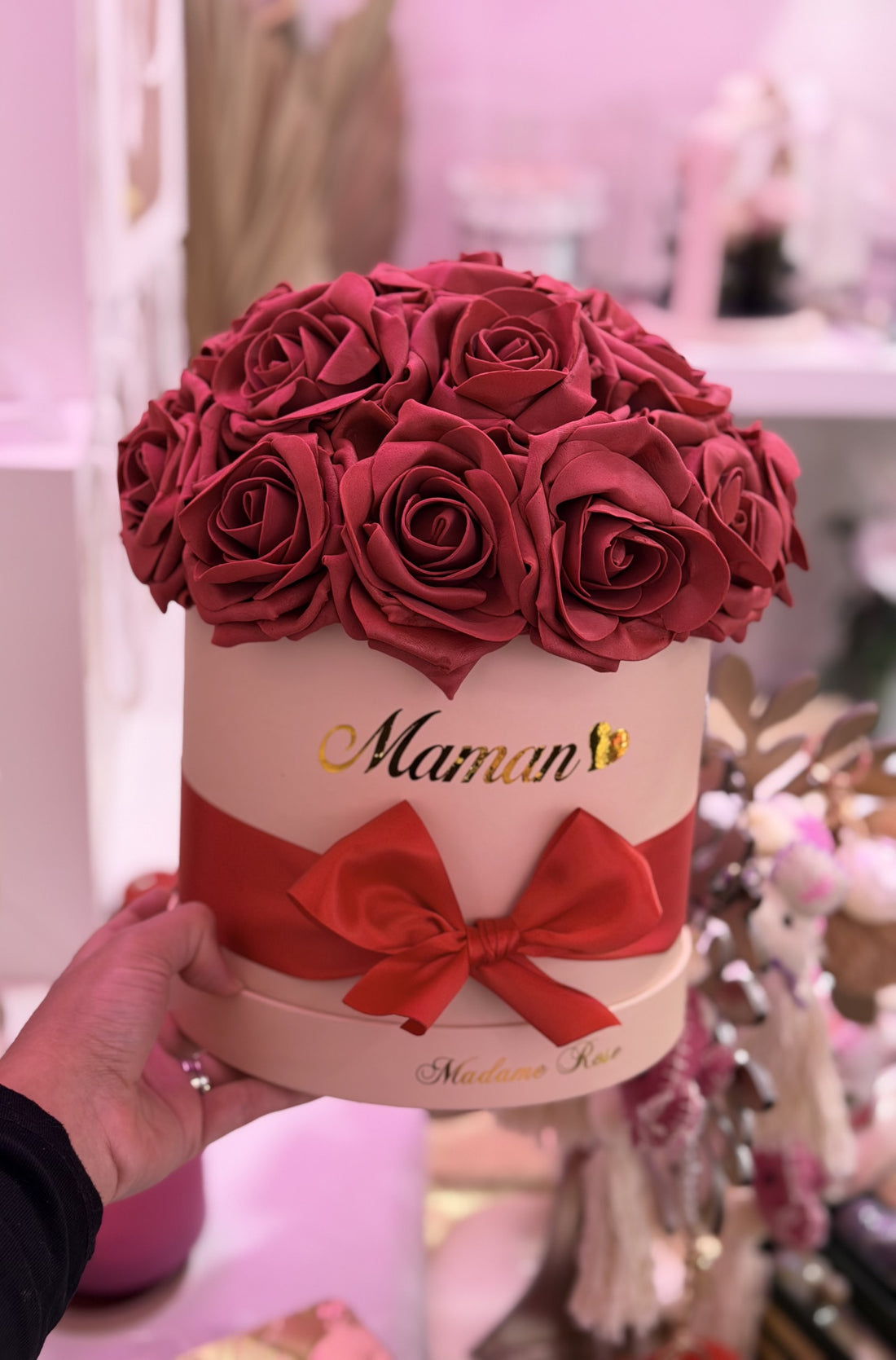 FLOWERBOX FLEURS ARTIFICIELLES M