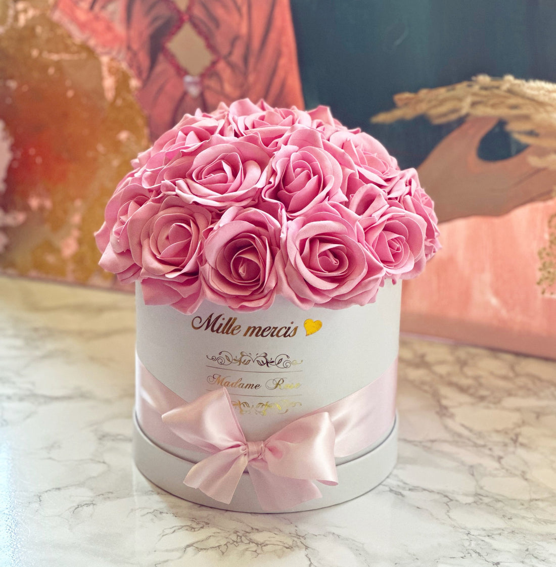 FLOWERBOX FLEURS ARTIFICIELLES M