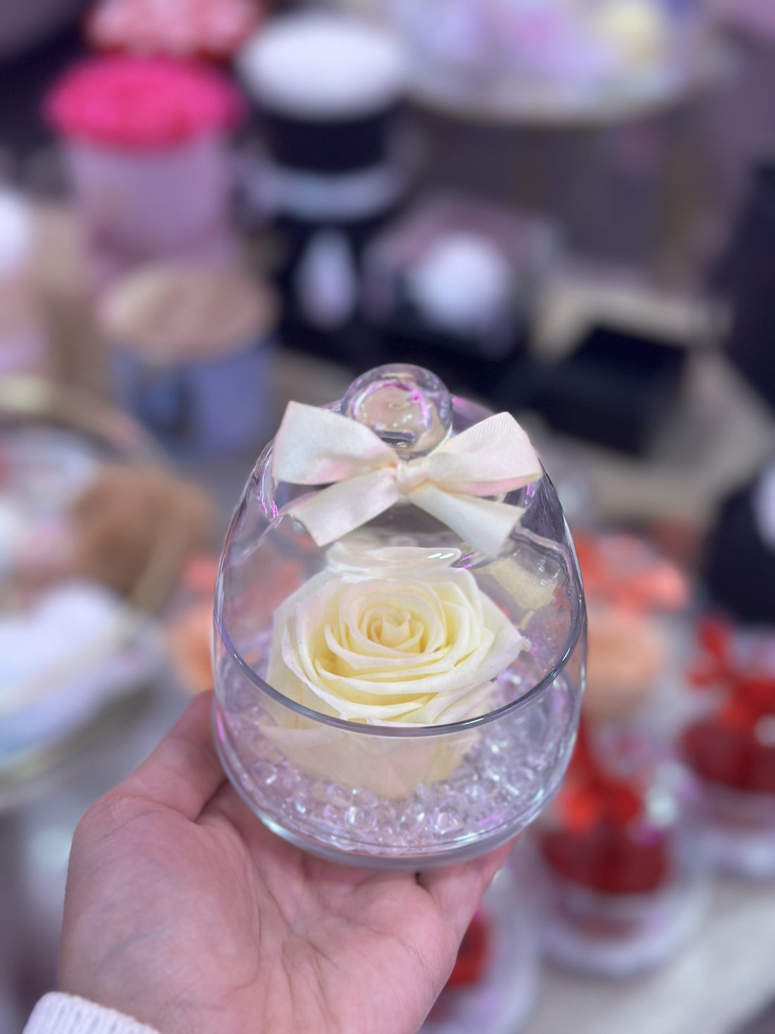 CLOCHE ROSE ÉTERNELLE