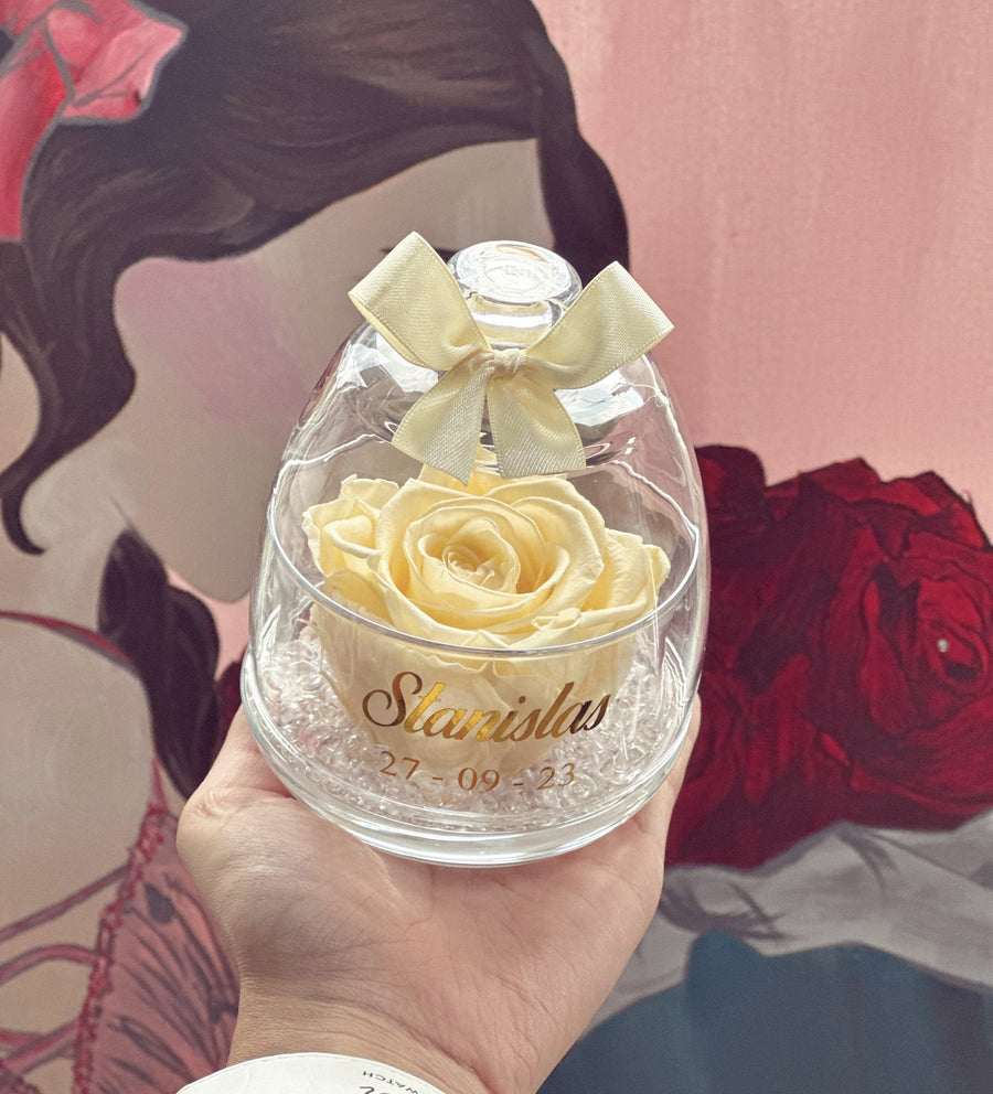 CLOCHE ROSE ÉTERNELLE